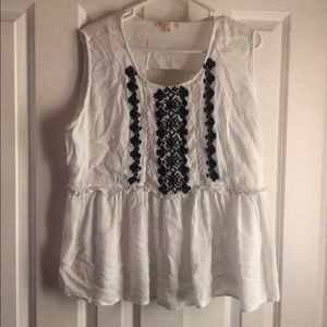 Sleeveless top